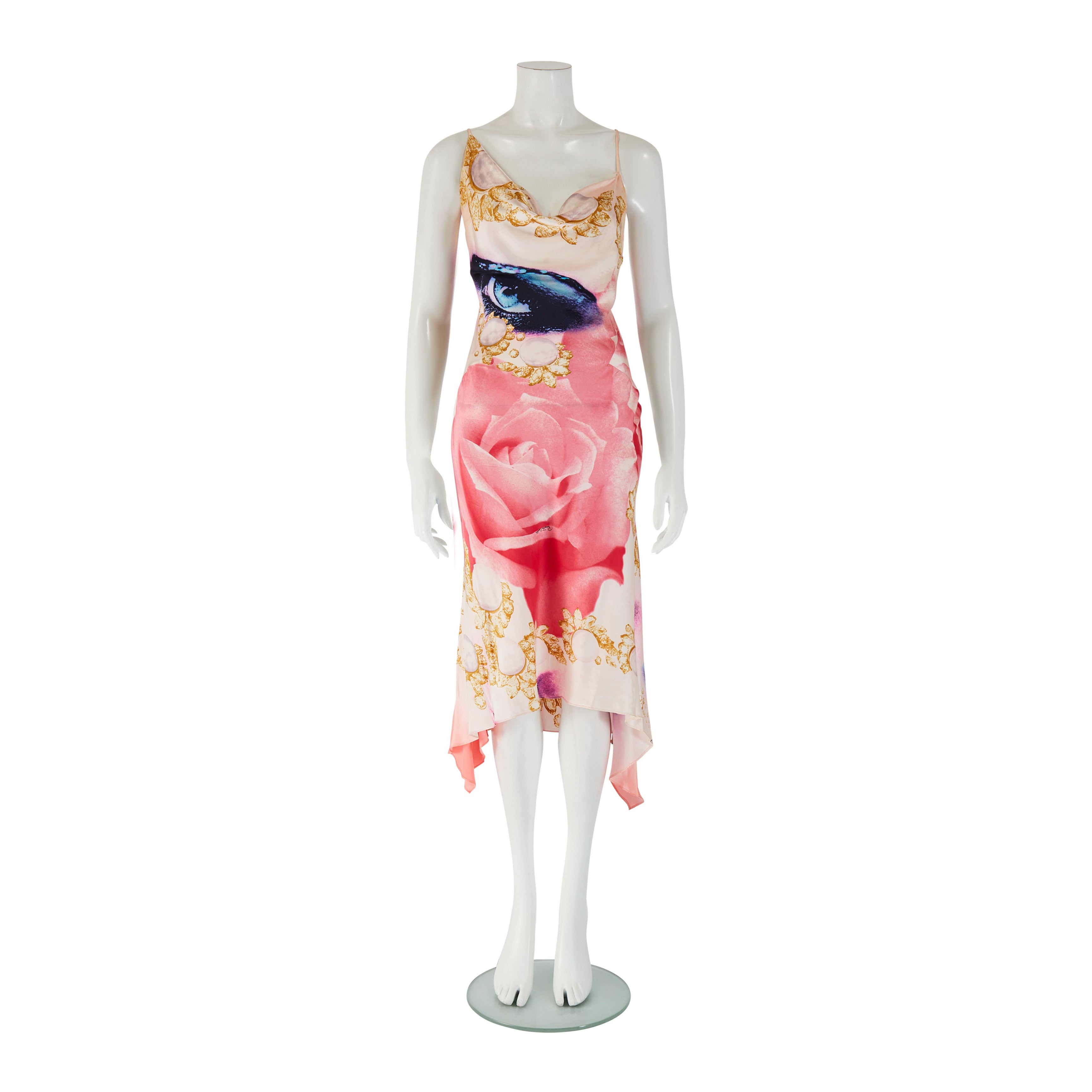 Spring / Summer 2001 Elizabeth Taylor Eye Silk Dress