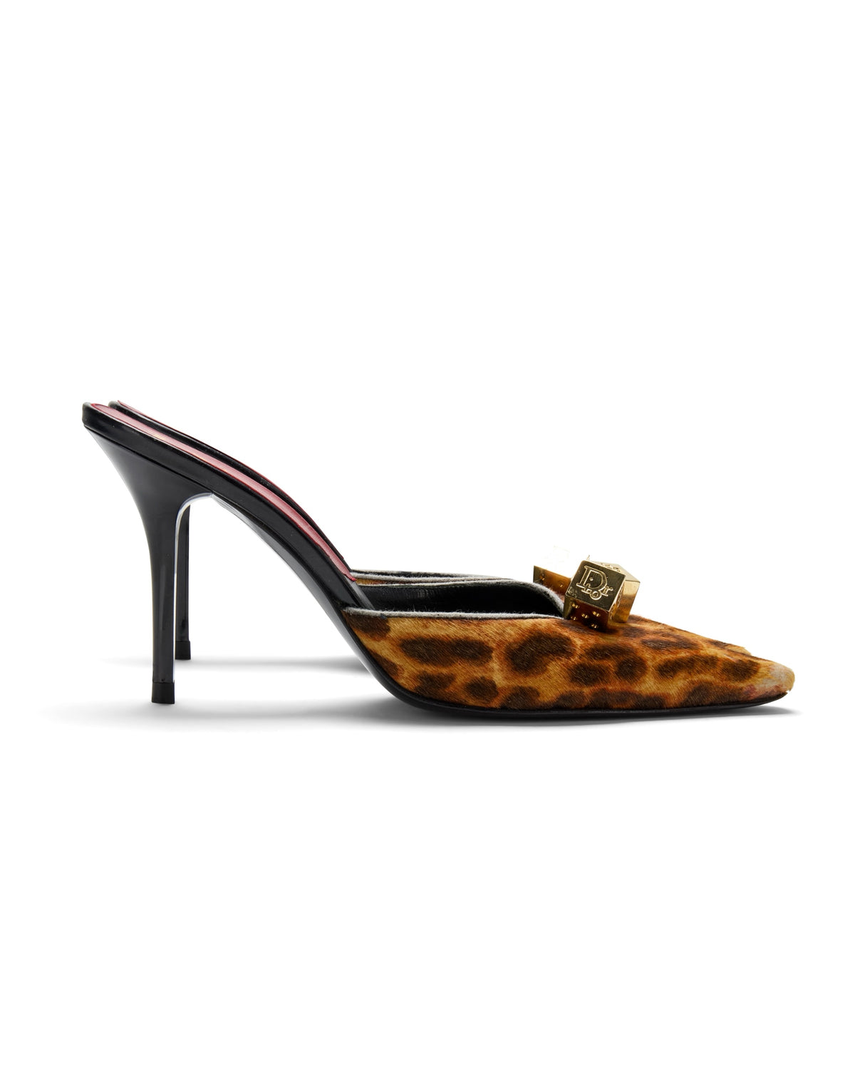 Fall / Winter 2004 Leopard Pony-hair Gambler Dice Heels