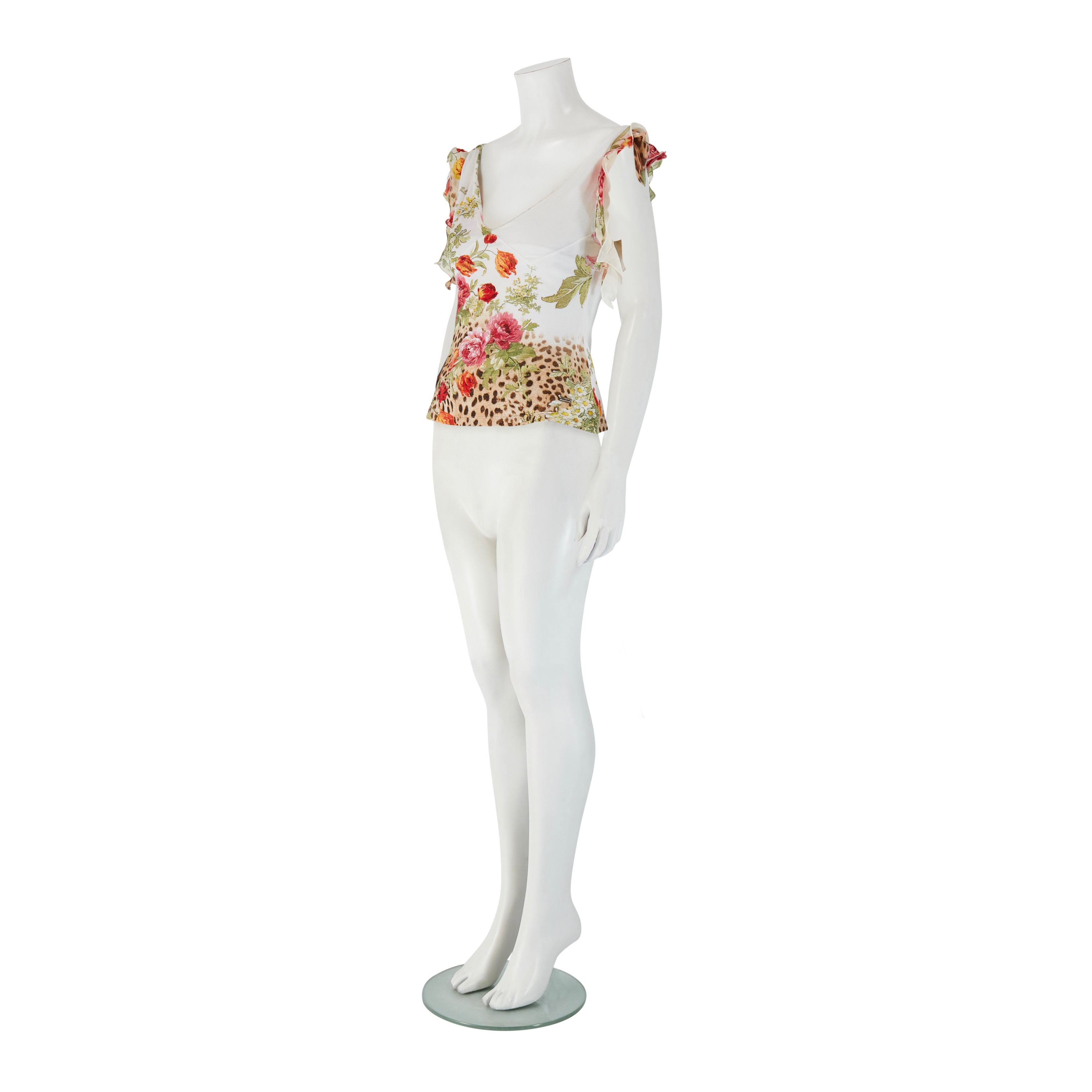 Spring / Summer 2002 Floral Leopard Top
