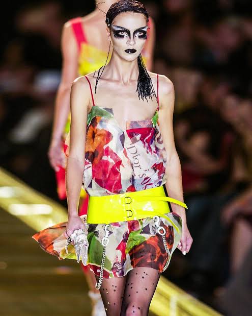Spring / Summer 2003 “Victim” Graphic Print Corset Bustier Top