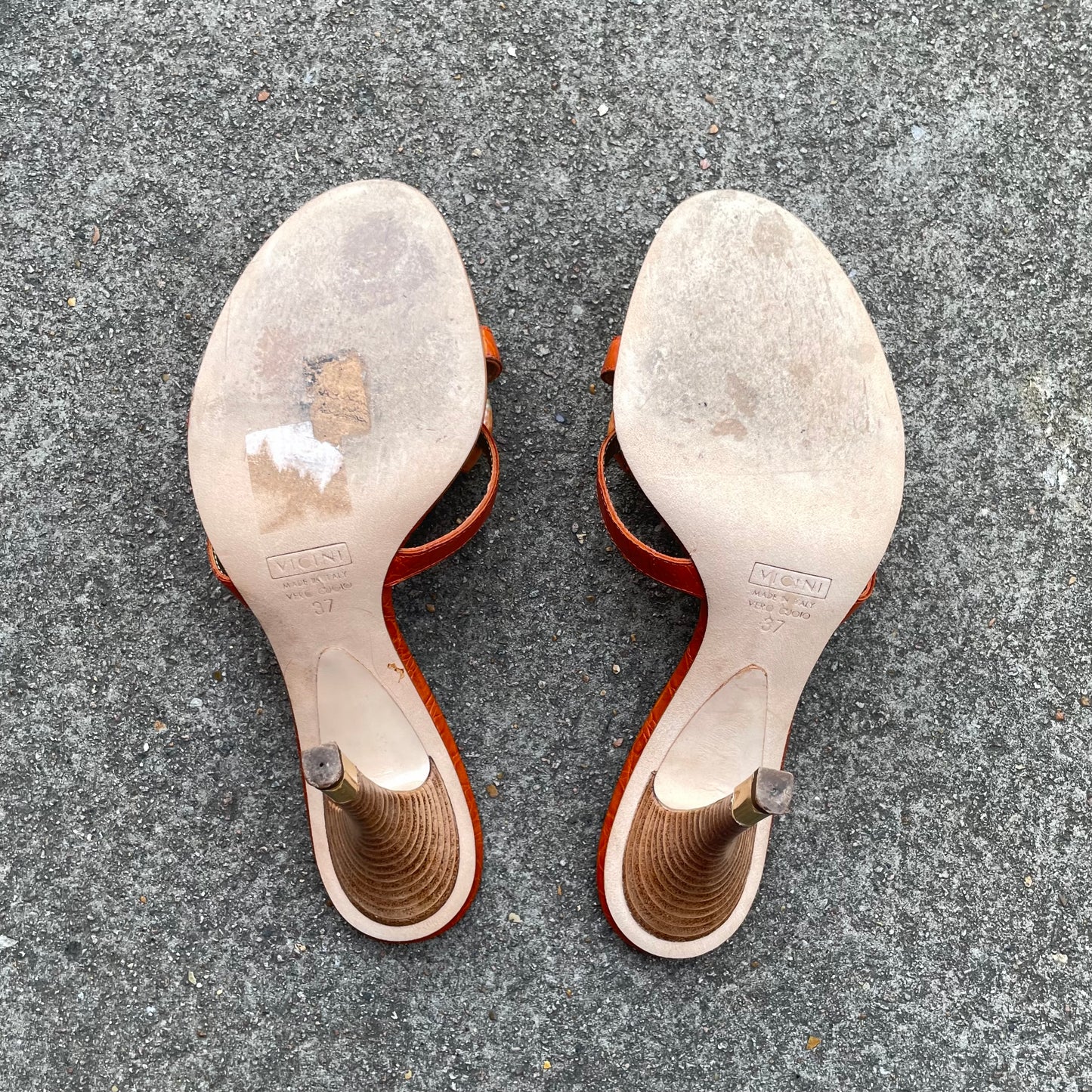 EXTREMELY RARE Giuseppe Zanotti Vintage Crystal Rhinestone Encrusted Orange Crab Sandal Heels