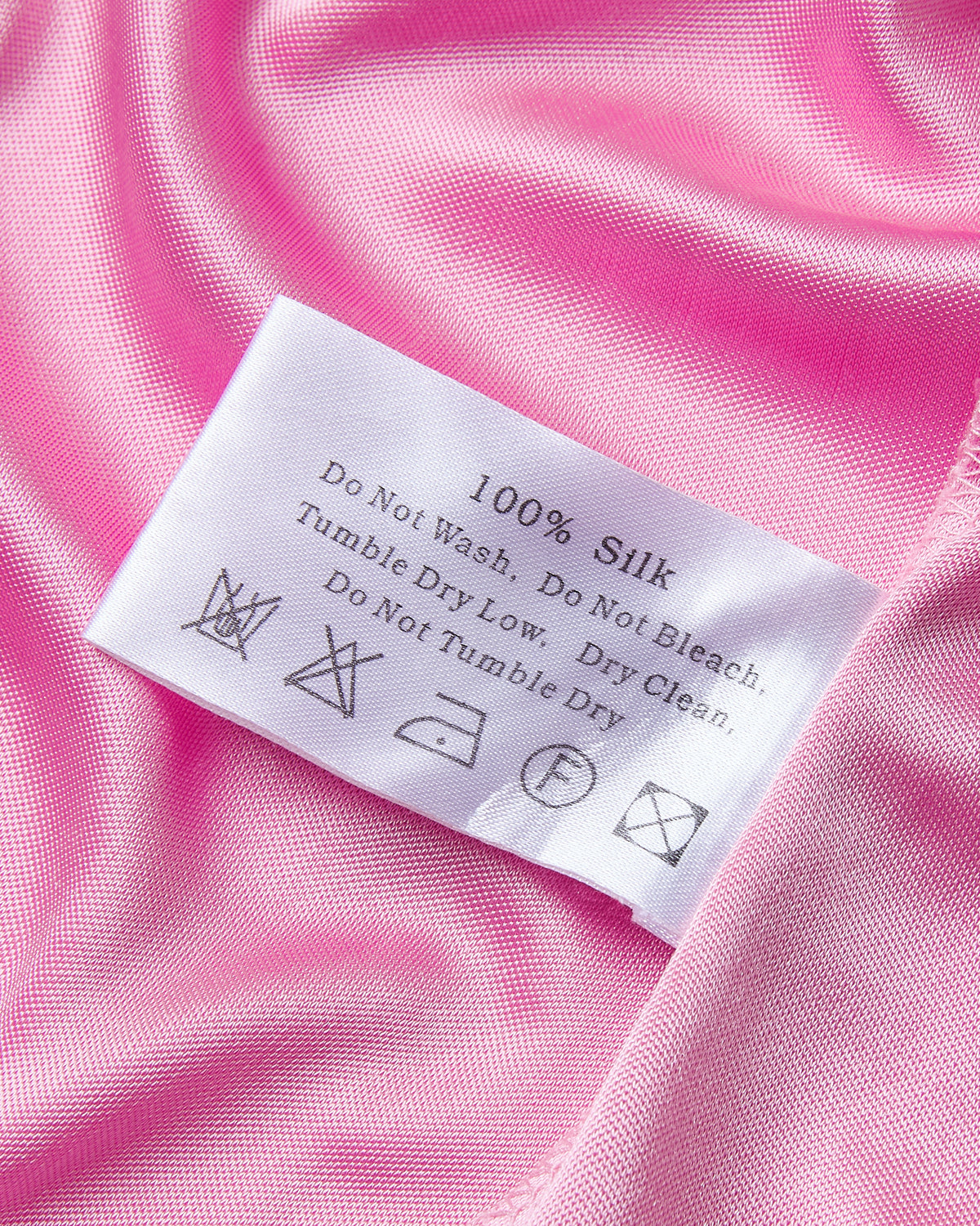 100% Silk Barbie Pink Floral Beaded Asymmetrical Dress