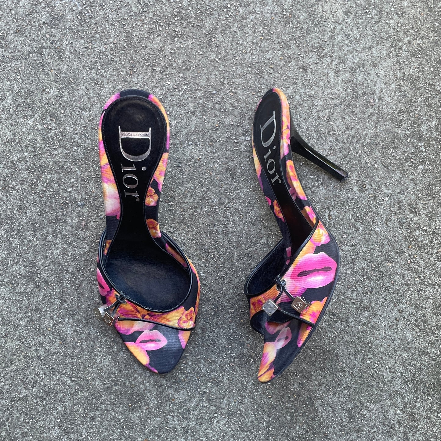 Dior S/S 2006 Floral Gambler Dice Lip Heels