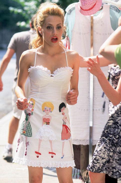 Moschino Cheap and Chic S/S 2002 “Uptown Girls” Black Embroidered Doll Dress