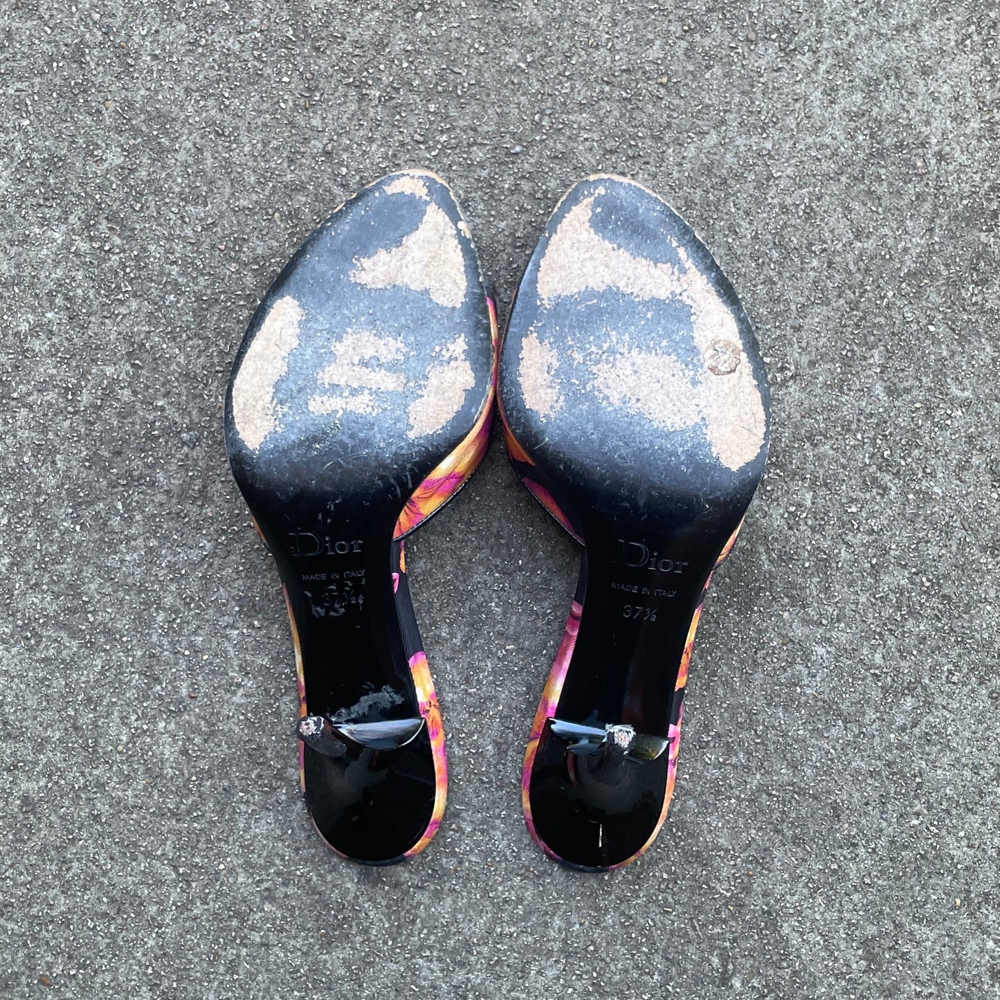 Dior S/S 2006 Floral Gambler Dice Lip Heels