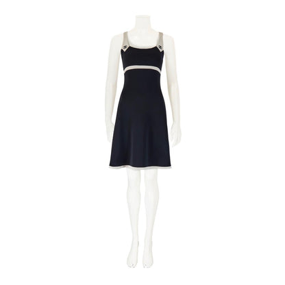 CHANEL 1996 “CC” Cruise Black Dress