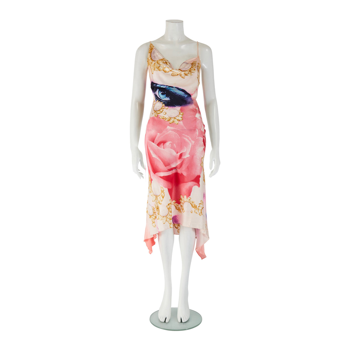 Spring / Summer 2001 Elizabeth Taylor Eye Silk Dress