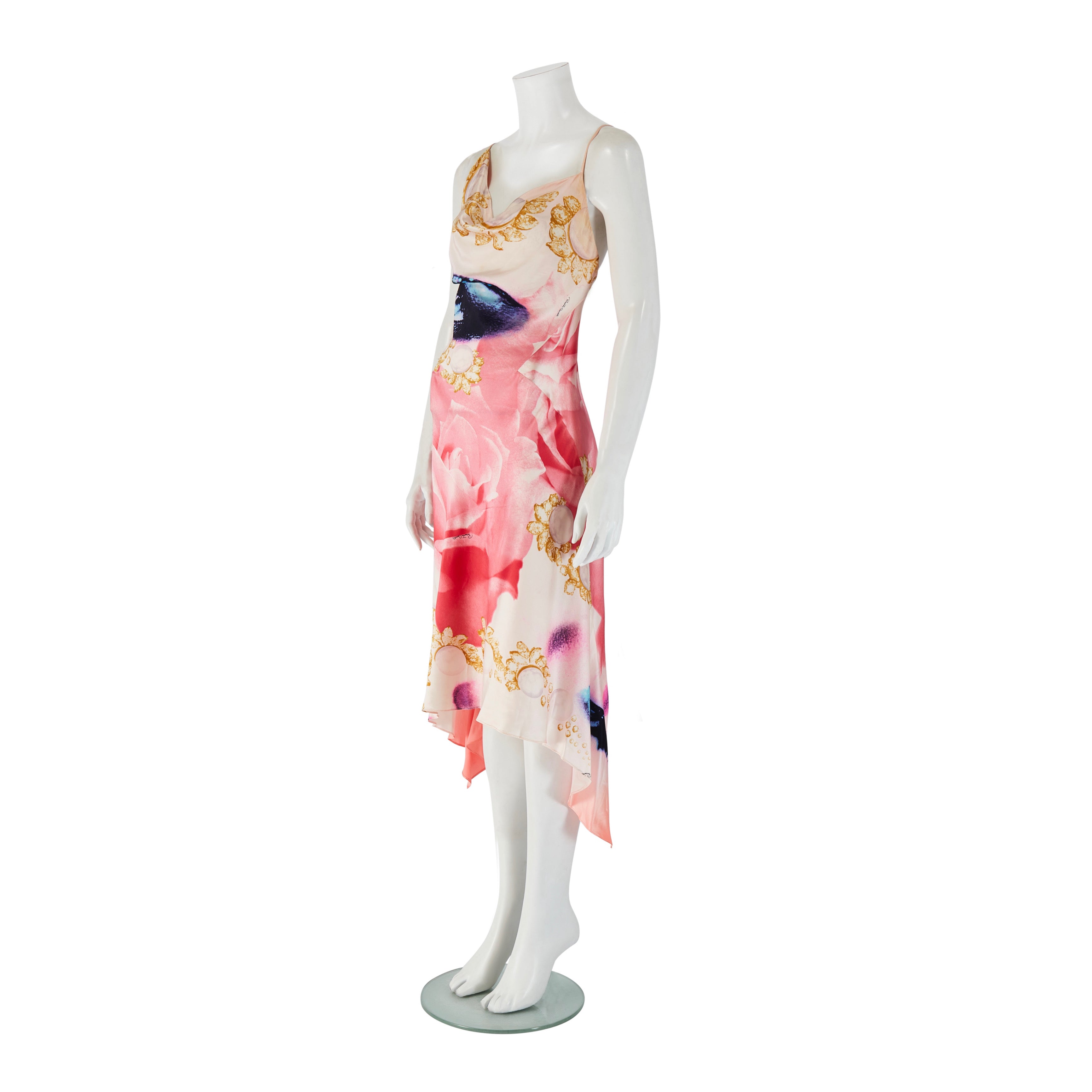 Spring / Summer 2001 Elizabeth Taylor Eye Silk Dress