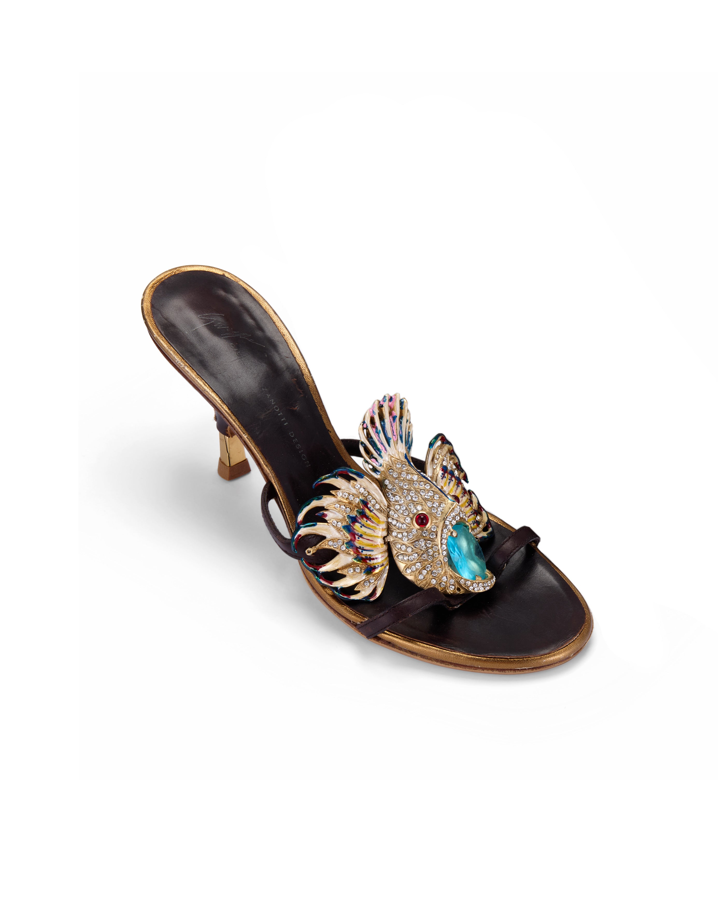 Spring / Summer 2004 Encrusted Fish Sandal Heels