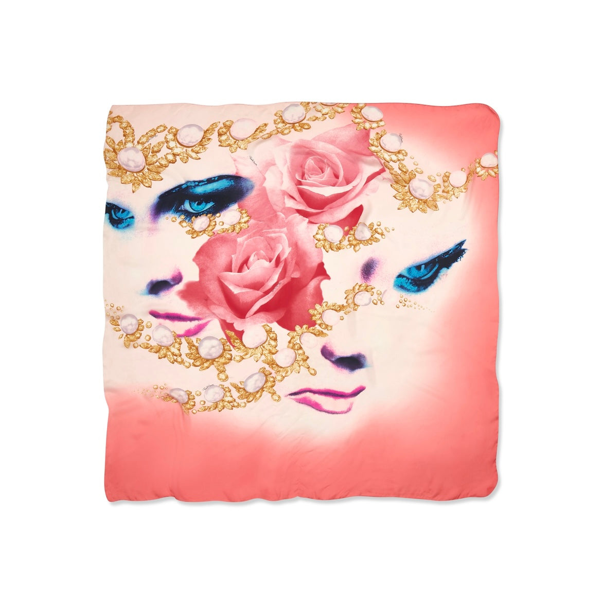 Roberto Cavalli S/S 2001 Elizabeth Taylor Eye Silk Dress