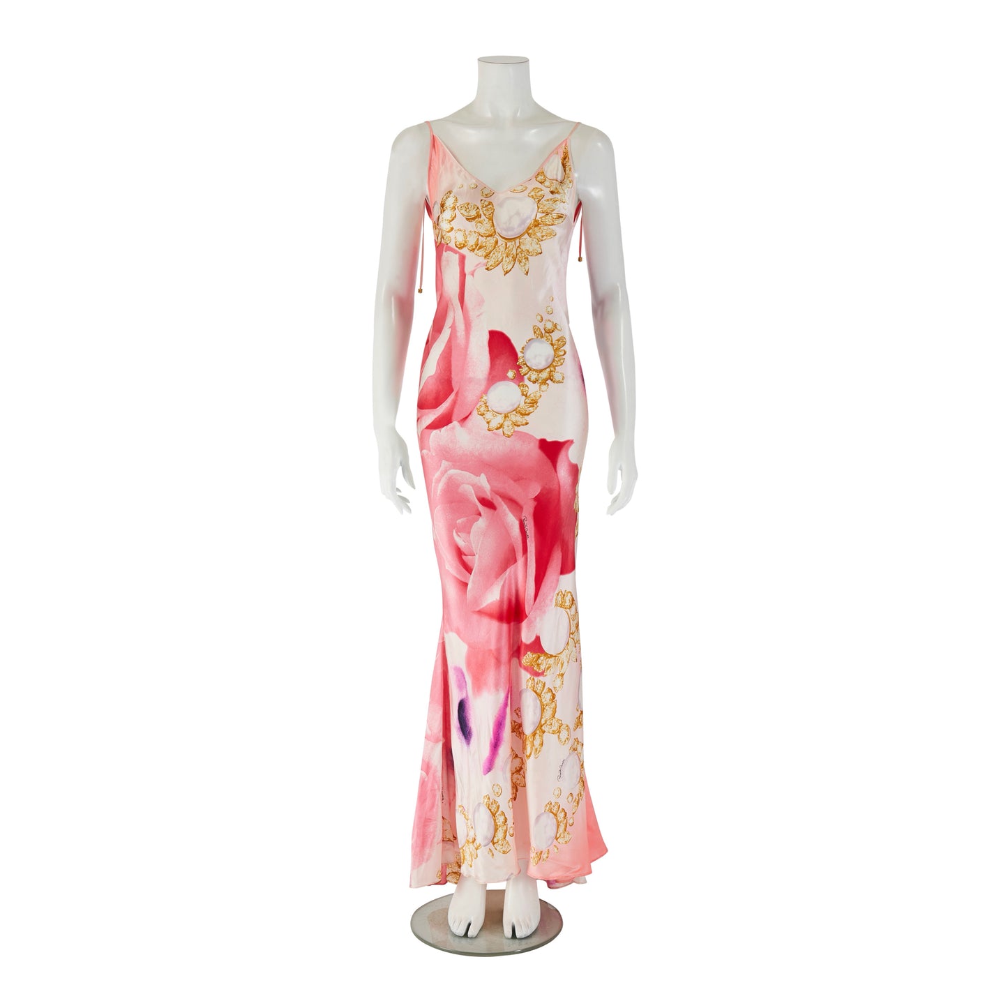Roberto Cavalli S/S 2001 Elizabeth Taylor Eye Silk Dress