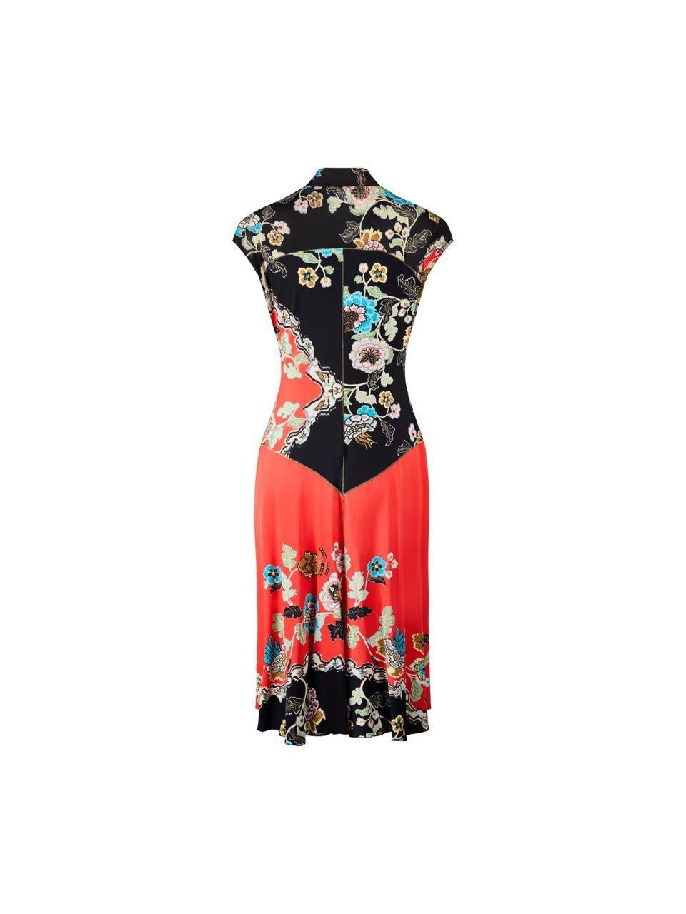 Spring / Summer 2003 Chinoiserie Floral Red Cheongsam Dress