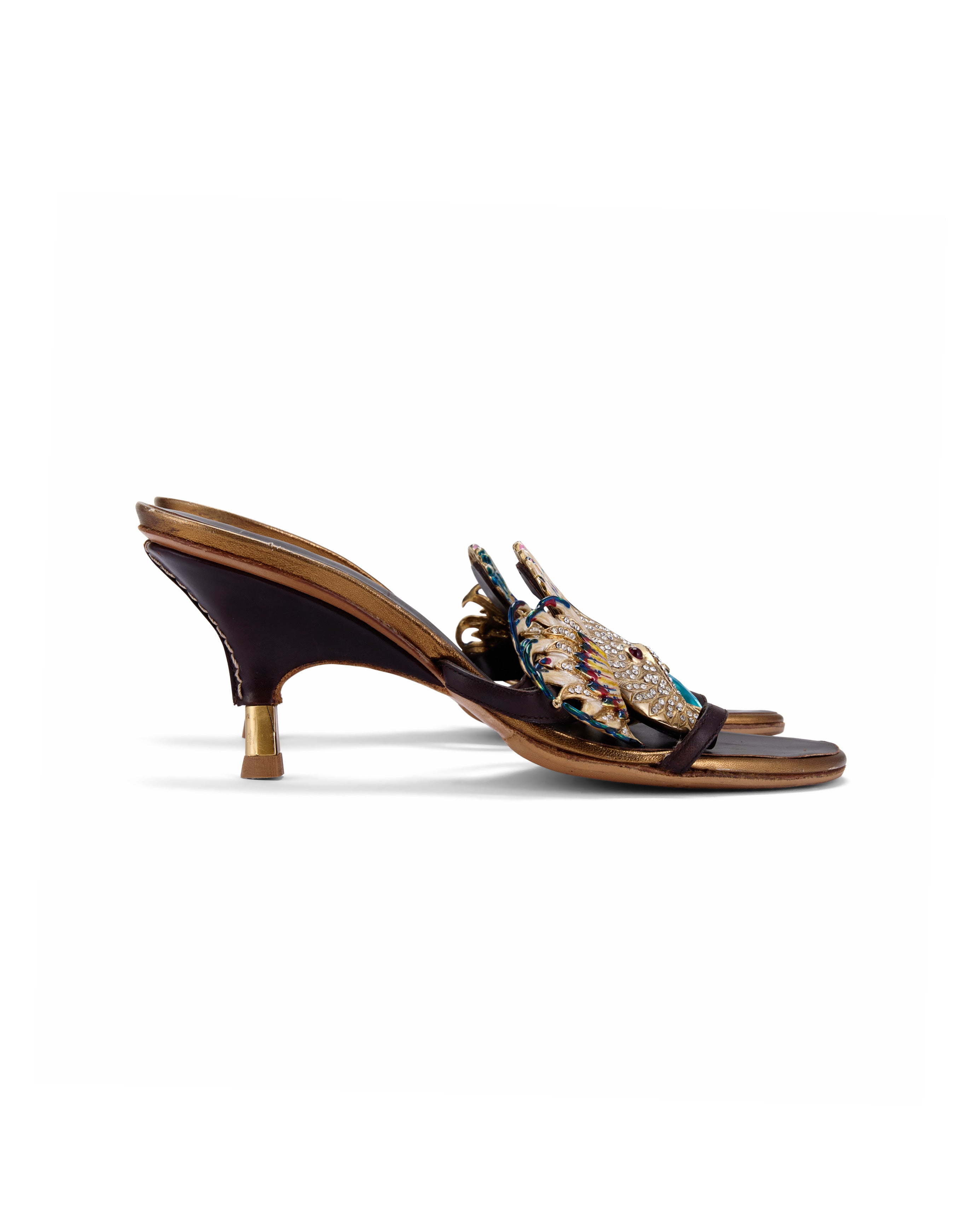 Spring / Summer 2004 Encrusted Fish Sandal Heels