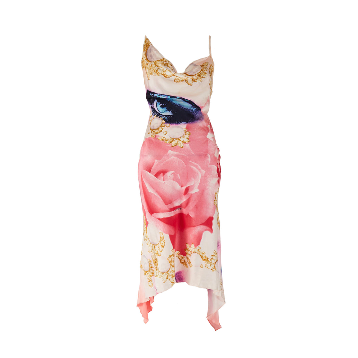 Spring / Summer 2001 Elizabeth Taylor Eye Silk Dress