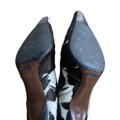 Dolce & Gabbana F/W 2002 Cowhide Calf-hair Cow Print Boots