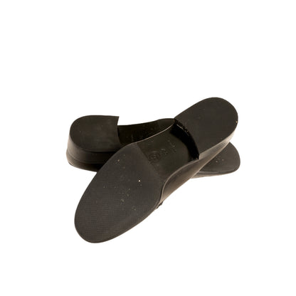 CHANEL “CC” 1999 Black Leather Loafers