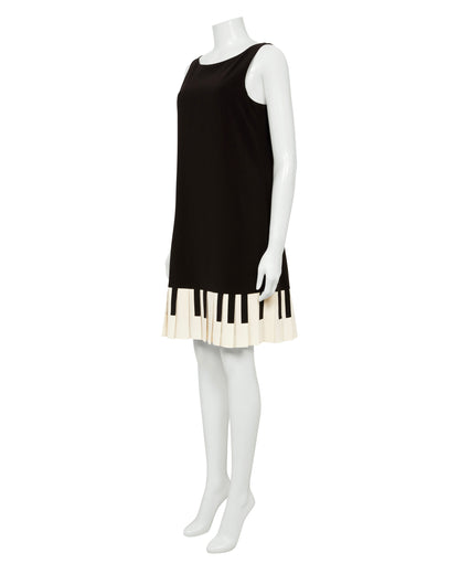 Moschino Cheap and Chic 2014 Re-edition ‘The Nanny’ Piano Key Dress