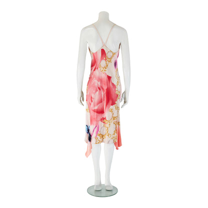 Roberto Cavalli S/S 2001 Elizabeth Taylor Eye Silk Dress