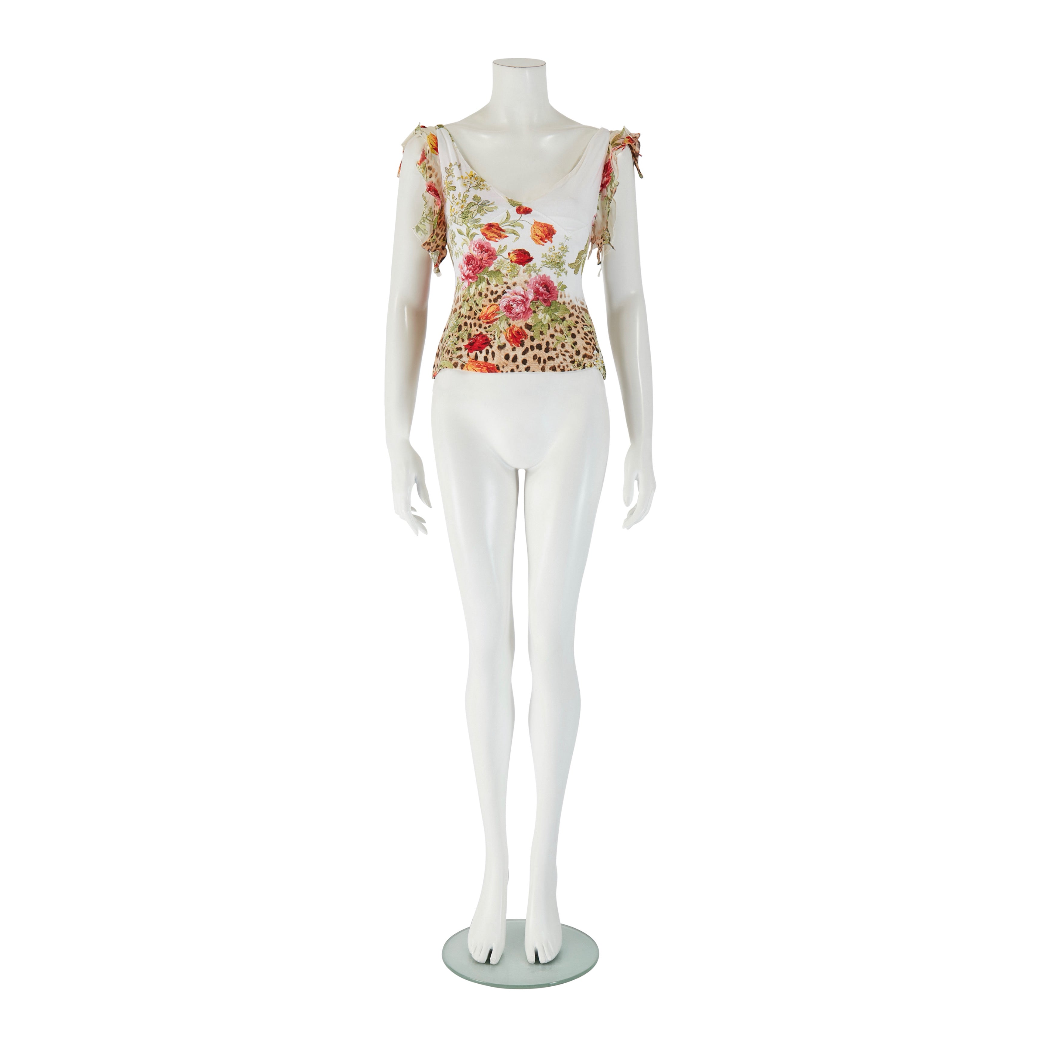 Spring / Summer 2002 Floral Leopard Top