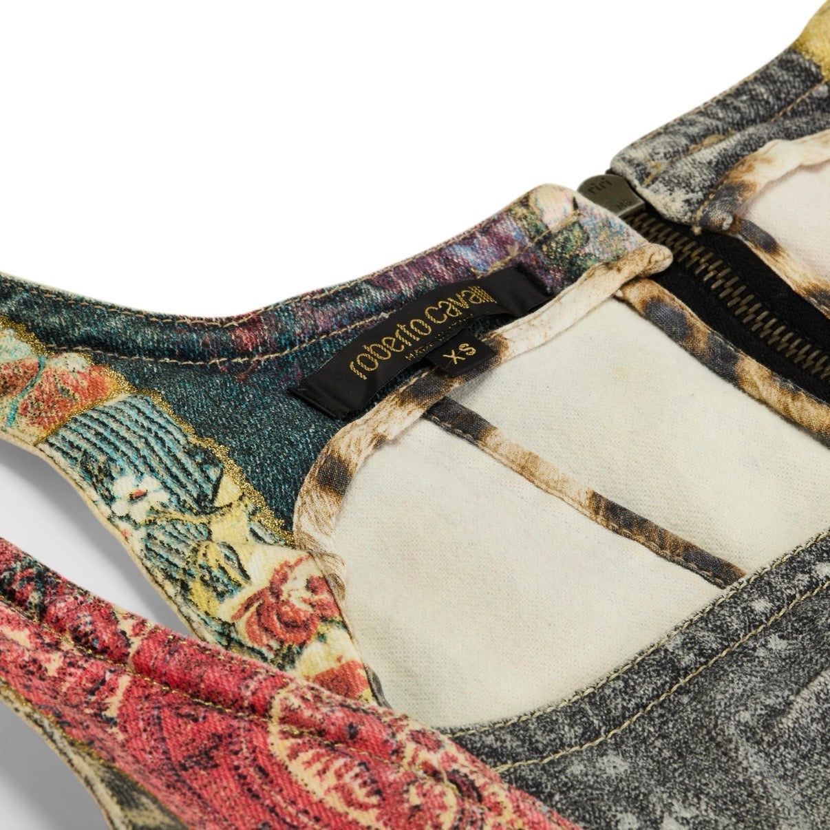 Fall / Winter 2002 Multicolour Patchwork Top & Jeans Set