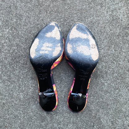 Dior S/S 2006 Floral Gambler Dice Lip Heels